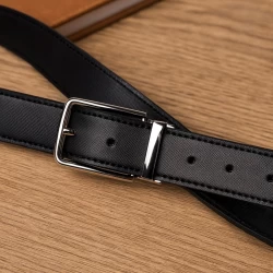 کمربند مردانه چرم طبیعی سوفیانو مشکی