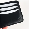 کیف پول جیبی چرم طبیعی ناپا مشکی