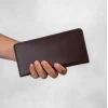 کیف پول کتی چرم طبیعی قهوه ای ناپا-شد-گالری