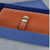کیف پول زنانه چرم طبیعی ناپا عسلی