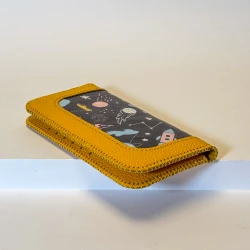 کیف پول زنانه چرم مصنوعی کهکشان