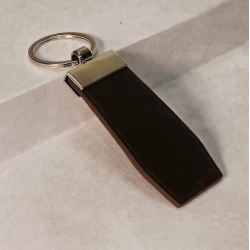 سر کلیدی چرم طبیعی قهوه ای ناپا