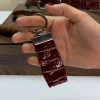 سر کلیدی چرم طبیعی کروکدیل عسلی