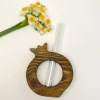 گلدان چوبی قلمه گل طرح انار