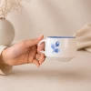 فنجان دایره سرامیکی غنچه