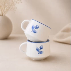 فنجان دایره سرامیکی غنچه
