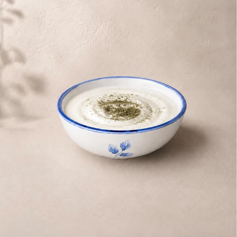 پیاله ماست خوری سرامیکی غنچه