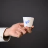 شات قهوه سرامیکی مخروطی غنچه