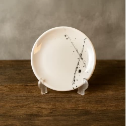 بشقاب پیش دستی سرامیکی کهکشان مشکی