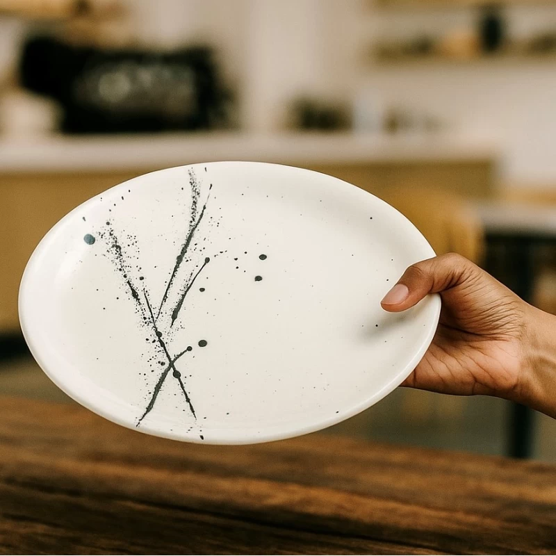 بشقاب پلوخوری سرامیکی کهکشان