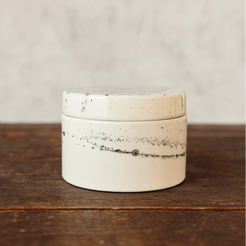 شکلات خوری سرامیکی دایره کهکشان مشکی