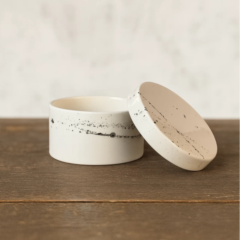 شکلات خوری سرامیکی دایره کهکشان مشکی