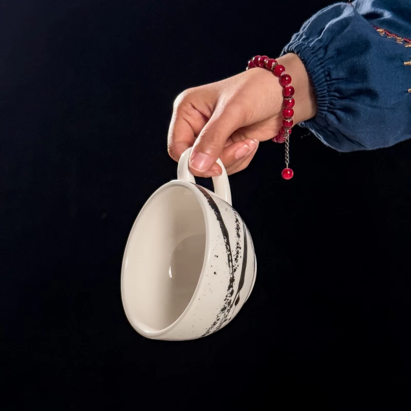 لیوان لته خوری سرامیکی کهکشان مشکی