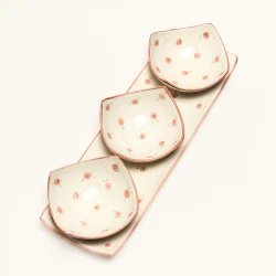 ست اردوخوری سرامیکی رز وید