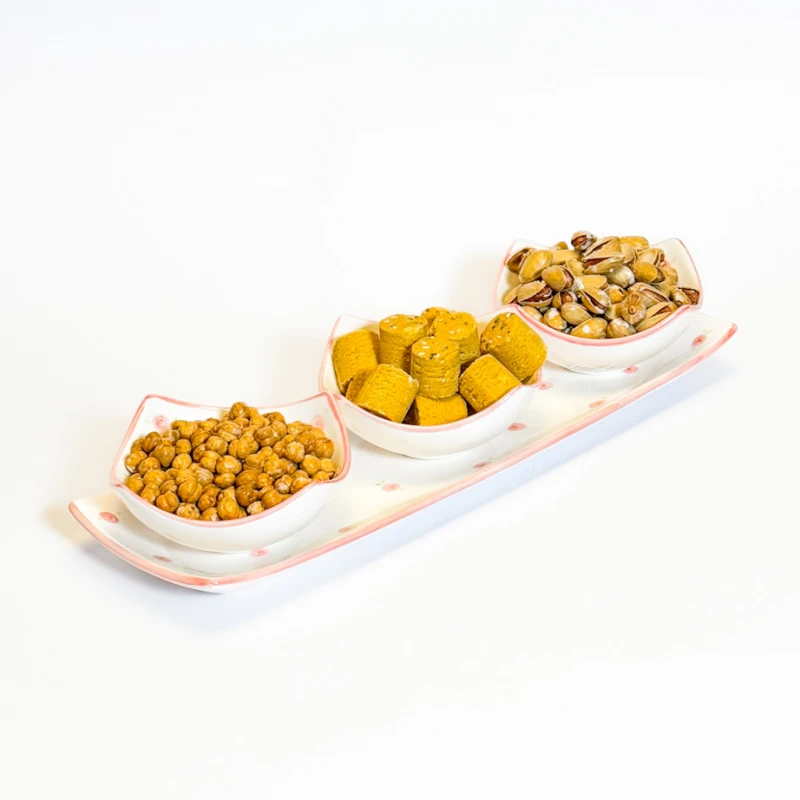 ست اردوخوری سرامیکی رز وید