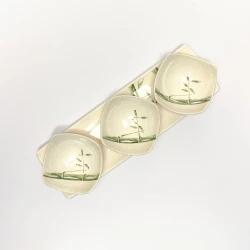 ست اردوخوری سرامیکی ساقه سبز