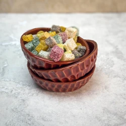 پیاله دست ساز سرامیکی قرمز