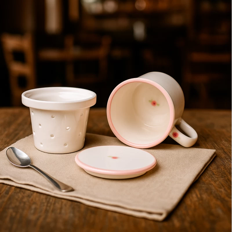 لیوان دمنوش سرامیکی رزوید