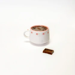 فنجان دایره سرامیکی رز وید