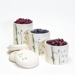 ست بانکه سرامیکی ساقه سبز