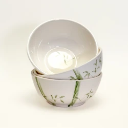 کاسه ابگوشت خوری سرامیکی ساقه سبز