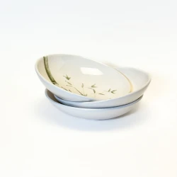 بشقاب خورشت خوری سرامیکی ساقه سبز