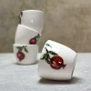 شات قهوه سرامیکی خمره ای انار کوچک