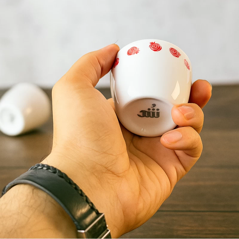 شات قهوه سرامیکی خمره ای انار یلدایی