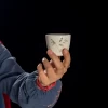شات قهوه سرامیکی خمره ای ساقه سبز کوچک