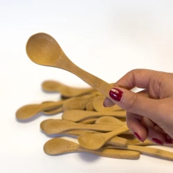 قاشق چوبی سایز کوچک