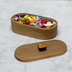 شکلات خوری چوبی راش بیضی