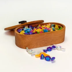 شکلات خوری چوبی توسکا بیضی