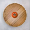 سینی چوبی راش دایره بزرگ