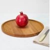 سینی چوبی راش دایره بزرگ