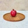 سینی چوبی راش دایره بزرگ