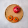 سینی چوبی راش دایره کوچک