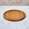سینی چوبی راش دایره کوچک