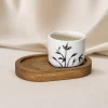 سینی چوبی بیضی قهوه خوری راش
