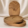 سینی چوبی بیضی قهوه خوری راش