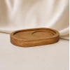 سینی چوبی بیضی قهوه خوری راش