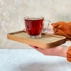 سینی  چوبی راش مستطیل تک نفره