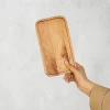 سینی  چوبی  توسکا مستطیل تک نفره