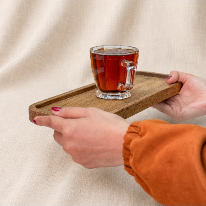 سینی مستطیل دو نفره با چوب راش