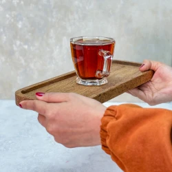 سینی چوبی راش مستطیل دو نفره