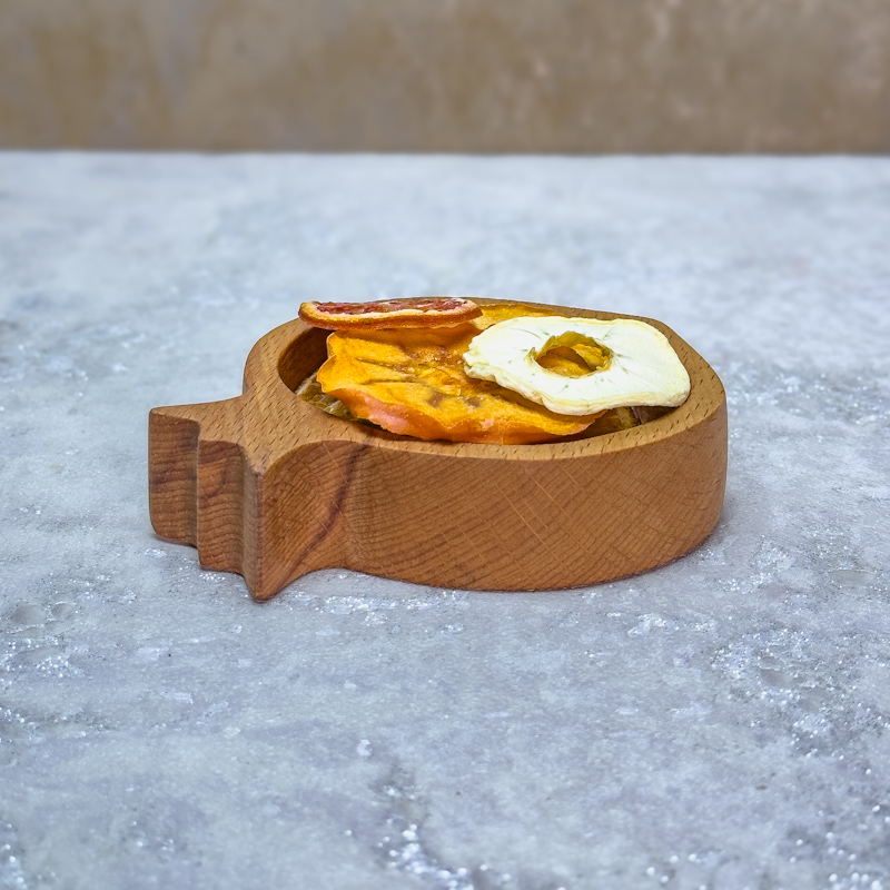 ظرف چوبی راش طرح انار