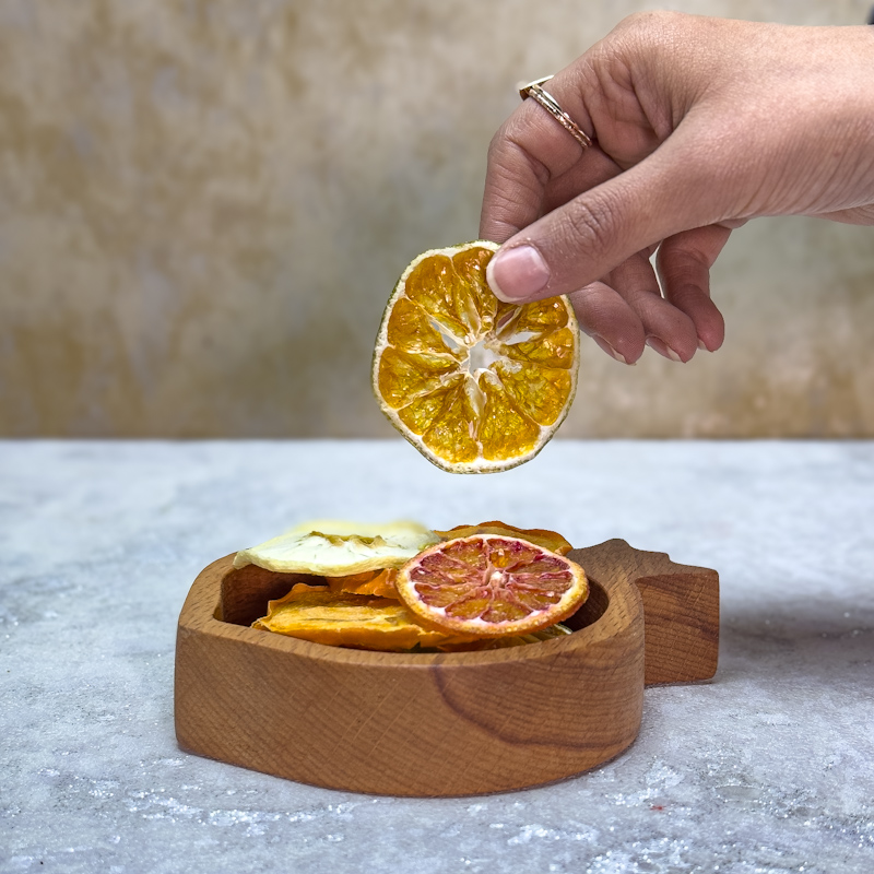 ظرف چوبی راش طرح انار
