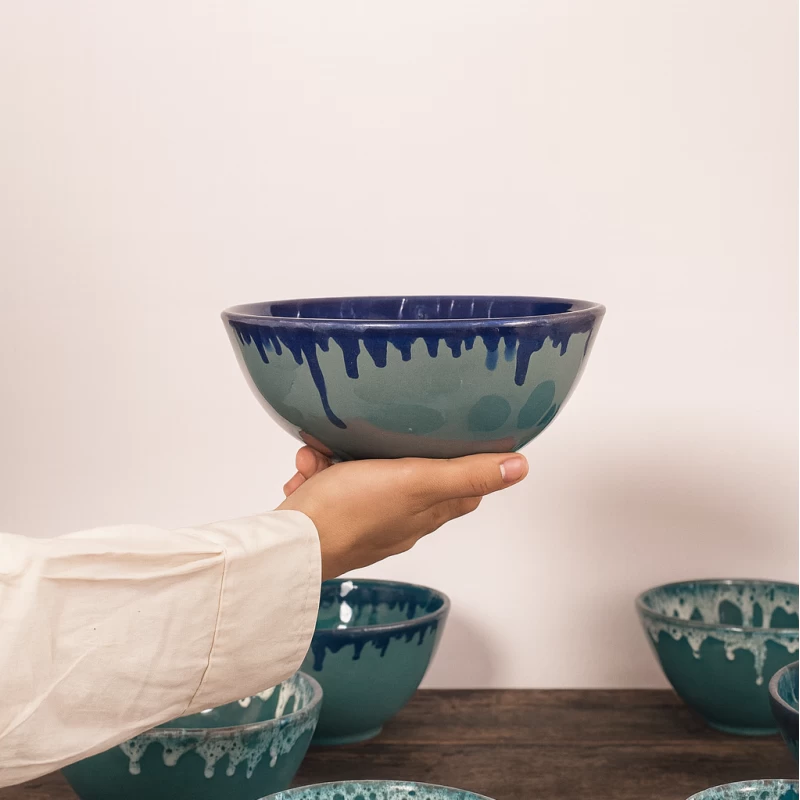 کاسه سفالی مس