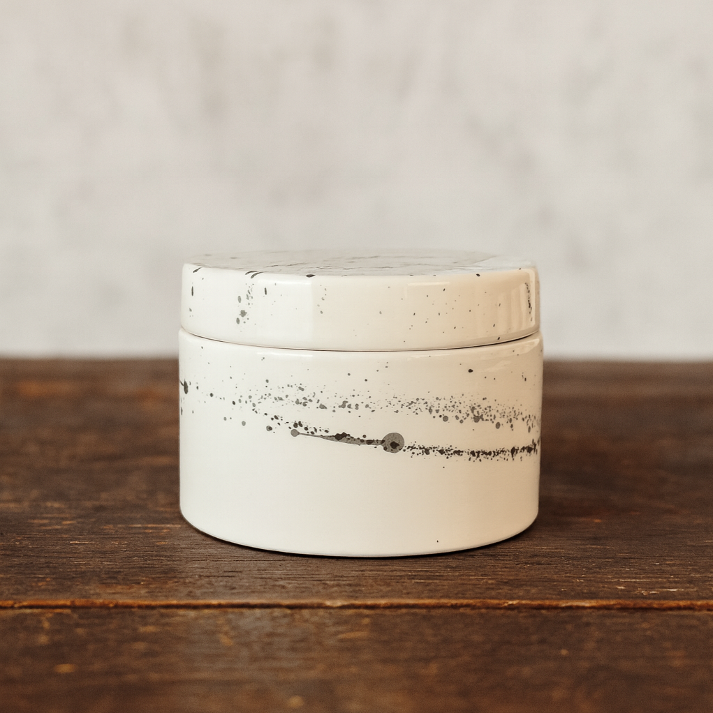 شکلات خوری سرامیکی دایره کهکشان مشکی