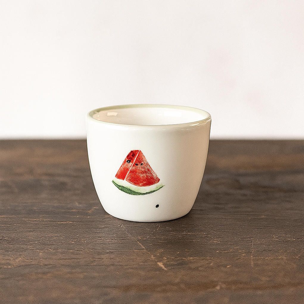 شات قهوه سرامیکی خمره ای هندوانه یلدایی